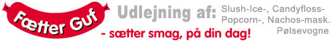 FætterGufs pølsevogns udlejning