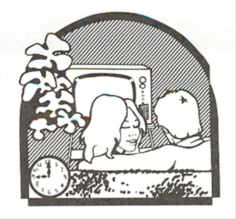 Aften hygge i sofaen ur