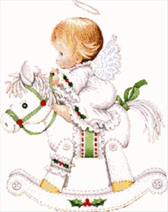 Englebørn 20 med gyngehest