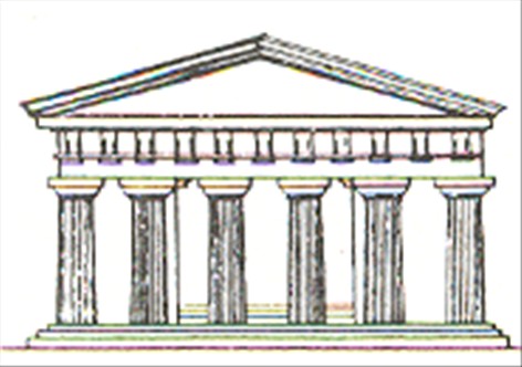 Arkitektur tempel Dorische